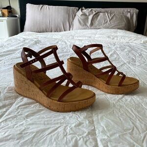 Blowfish Malibu Cork Wedge Sandals